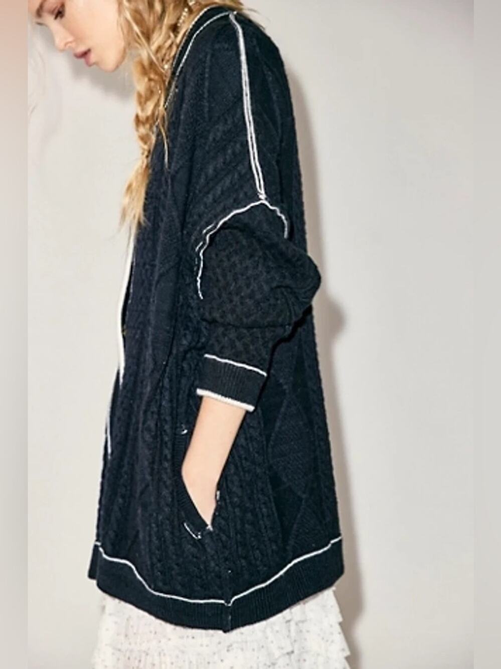 We The Free Tennessee Cable Knit Cardi